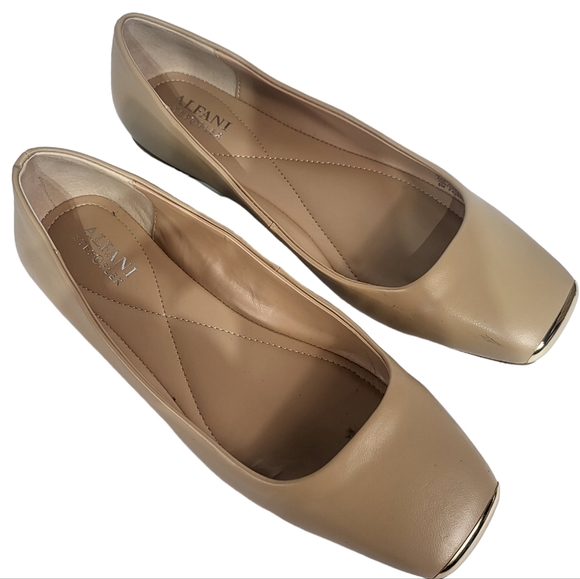 Alfani Step N' Flex Neptoon Square-toe Flats Nude 8 - Picture 4 of 6
